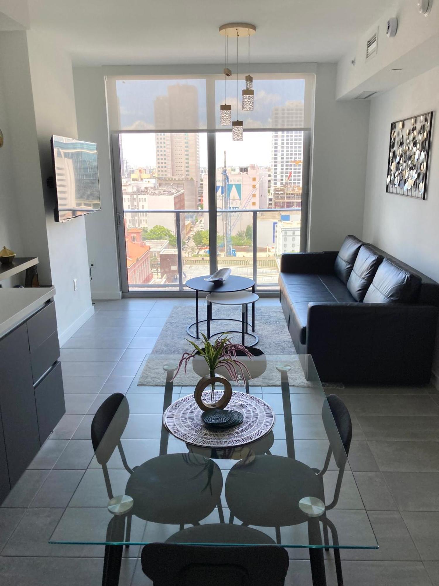 Brand New Modern 1 Bedroom Unit Downtown Miami Bagian luar foto